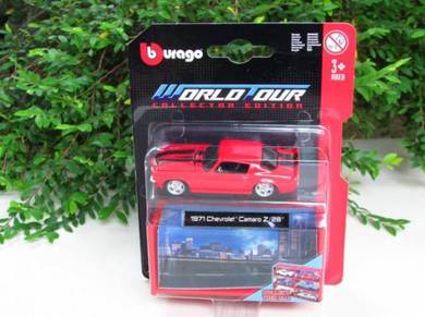 Bburago 1-64 Chevrolet Camaro Z/28 Red Diecast Car