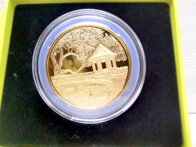 Singapore Botanic Gardens - Gold Plated Medallion