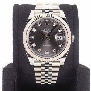 Brand New Aug 2026 Rolex Datejust 41 Slate Grey
