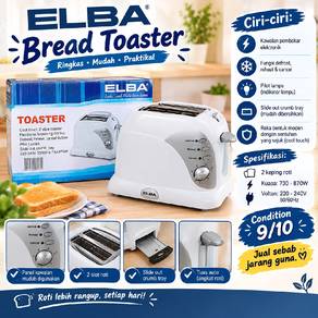 Elba Bread Toaster (Pembakar Roti) – Area KL