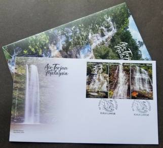 First Day Cover Waterfalls Malaysia 2022