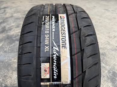 Tayar Baru 255 35 18 Bridgestone Potenza Re004 25