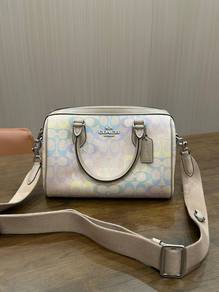 Coach Rowan Satchel In Vibrant Rainbow-Colour