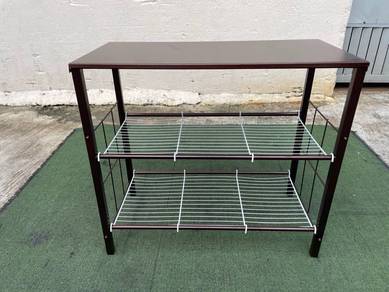 3VKR02 NEW * Meja Dapur Rak Besi 3V  Stove Table