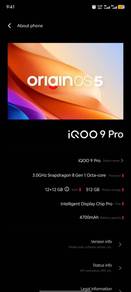 iqoo 9 pro 512gb utk diswap