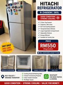 Hitachi Refrigerator Peti Sejuk 2 Pintu Dijual