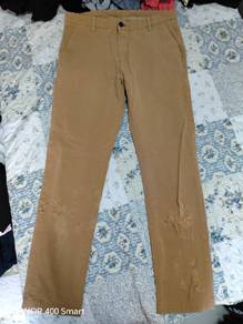 Padini Men Slim Fit Stretch Chinos (Khaki Brown)