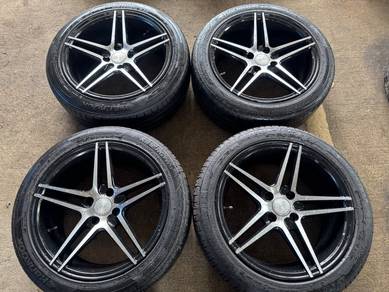rim second 16 vossen siap tayar myvi city vios g3