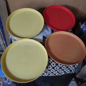Piring tray plastik bulat untuk ternakan haiwan