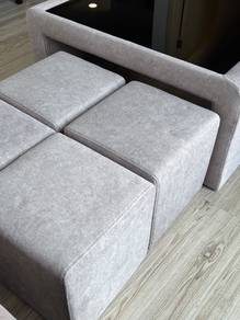 Coffee table with 4 stool