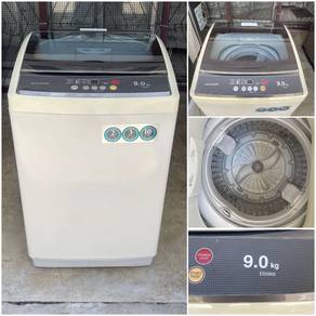 Sharp auto washer washing machine mesin basuh 9kgs
