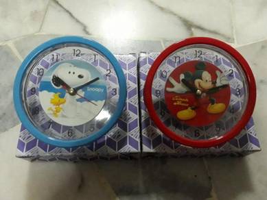 Mickey & Snoopy Alarm Clock