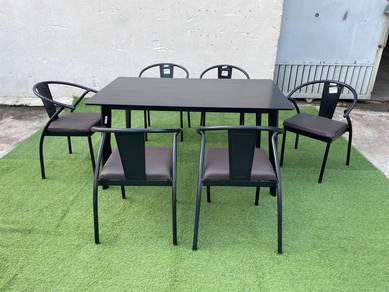 PK183 Meja Makan Kayu 5' Solid Wood Dining Table