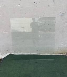 YD04AP Papan Kaca 4 x 4 Feet Glass Panel 5 mm