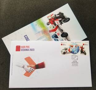 First Day Cover World Post Day Malaysia 2023