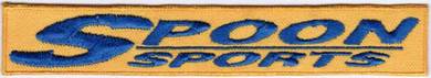 Spoon Sports Text Logo Car Bicycle Racing Patch