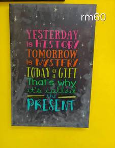 Preloved Canvas Wall Art Decorations