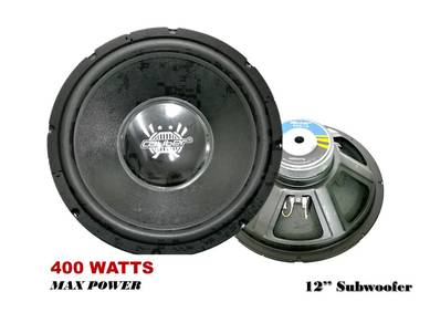 CALIBER 12'' SUBWOOFER Single voice coil 400 Watts
