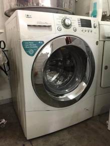 8kg LG Front Load Inverter Mesin Basuh Refurbished
