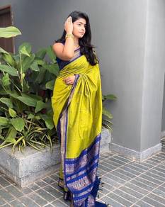 Soft lichi Silk saree