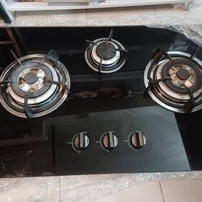 Lebensstil Kollektion 3-Burner Built-in Glass Gas 