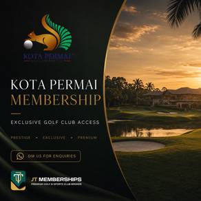 Kota Permai Golf & CC Membership For Sal