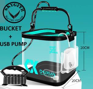 SKYGITZ MALAYSIA Foldable Live Fish Bucket