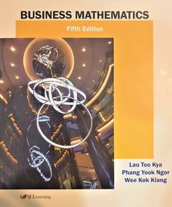 Business Mathematics Fifth Edition (MM4013)