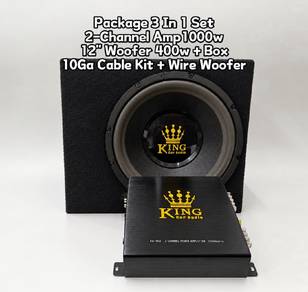 King woofer and amplifier 
