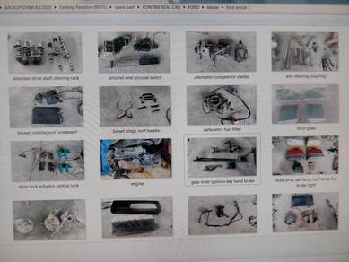 ford telstar 1.6 spare part terpakai
