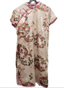 T.I.N.K.S Women Elegant Pastel Floral Cheongsam