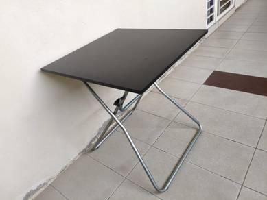 IKEA GUNDE Folding Table Black 67x67 cm