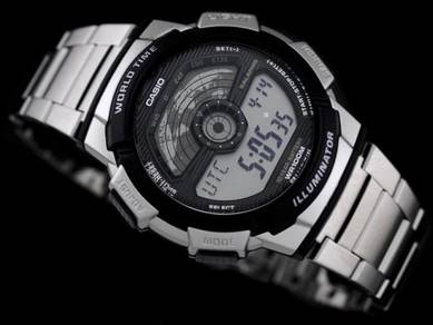 Watch- Casio Aircraft STEEL AE1100D -ORIGINAL