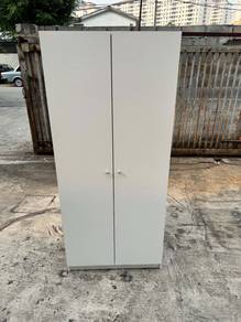 (IKEA) Almari Baju 2 Door Wardrobe Rack Shelves
