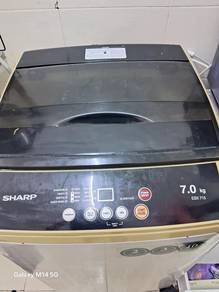 Mesin basuh auto sharp