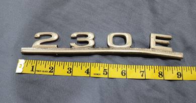 Genuine Mercedes Benz W123 (230E) Emblem