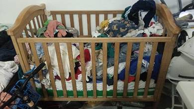 Baby cot + Mattress for sale