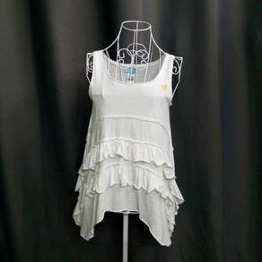 Guess White Layers Top