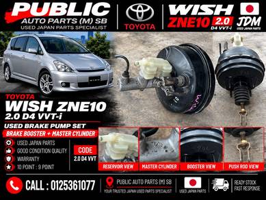 Toyota Wish ANE10 Brake Servo&Master Pump Set 2.0L