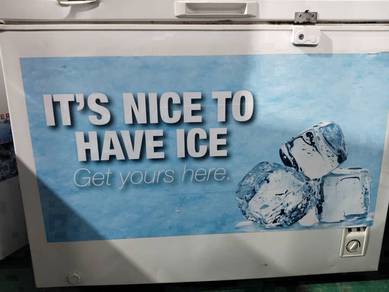 Chest freezer deep freezer Singer peti beku 300Ltr