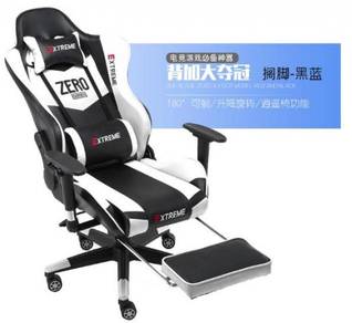 WHITE PUTIH Gaming Chair Kerusi Game Office 3