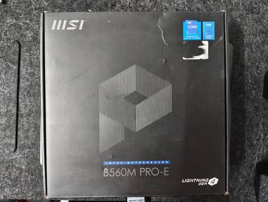 MSI B560M PRO-E support10/11th gen