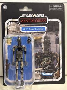Mint condition Star Wars  IG-12, Grogu & Anzellan