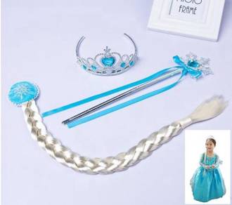 Set Frozen Elsa Crown set 3in1 Blue