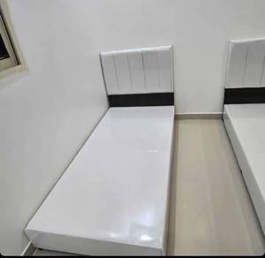 Single size bed frame with mattress for sale
