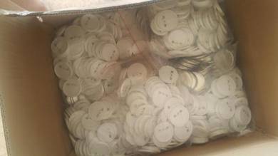 Button badge back pin material