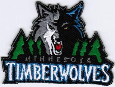 NBA Minnesota Timberwolves Basketball Badge Patch
