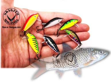 SKYGITZ MALAYSIA EXTREME Kaido Shad 3cm 3gram LURE