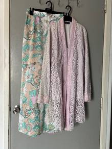 Baju Kurung ZALIA Size M Top Lace Bottom Polyester