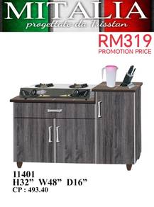 Gas Cooking Cabinet | Kabinet Dapur Gas Murah